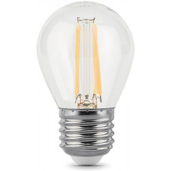 LED Filament GAUSS BLACK G45 E27  (lumina neutra)