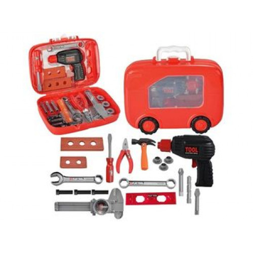 Набор игровой Cayee инструменты, в чемодане красном 28X21cm