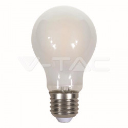 Bec LED 7W Filament E27 A60 A++ Mat Alb cald