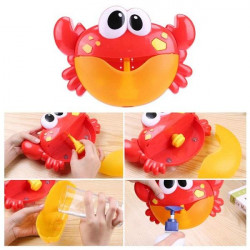 Jucărie de baie muzicală Crab cu țestoase / difuzor de spumă (cu sunet)