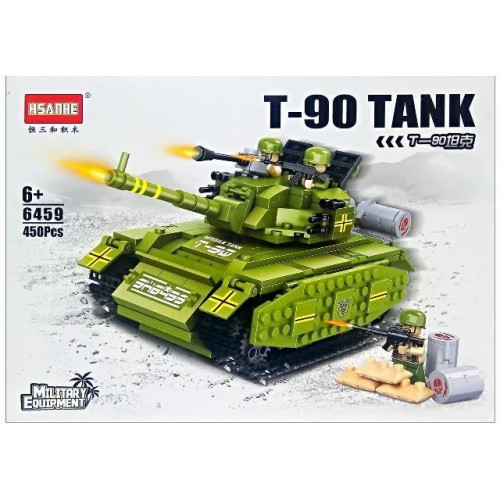 Конструктор Hsanhe Танк Т90 450дет 45X33X6cm
