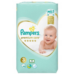 Подгузники Pampers Premium Care Midi 3/60pcs