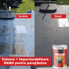 Краска + гидроизоляция для тротуарной плитки и бетона  NanoMax