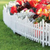 Забор декоративный для сада/огорода 4шт, 60X33cm, белый