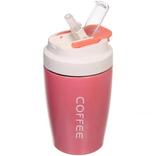 Cană termică 350ml „COFFEE” (roz)
