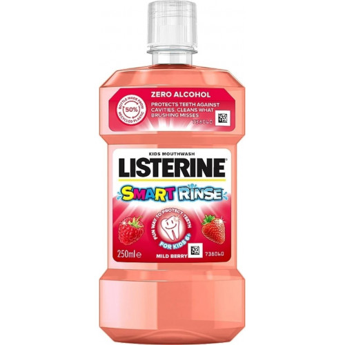 Apa de gură pentru copii Listerine Smart Rinse 6+ 250 ml