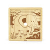 Puzzle din lemn Elefant (9 el.)