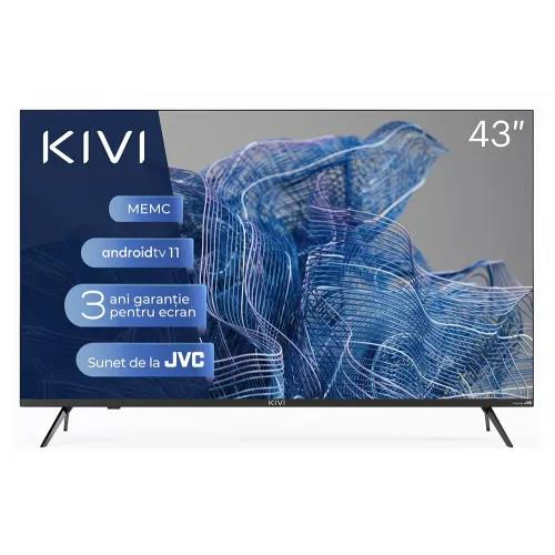 Телевизор LED SMART TV KIVI 43U750NB Real 4K 3840*2160. Android TV Black