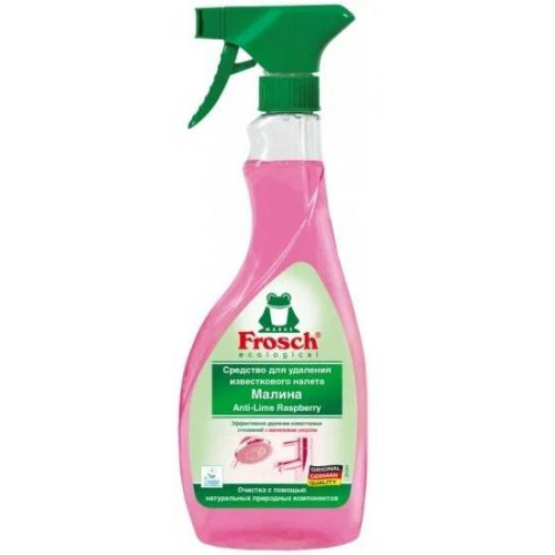 Spray de curățare pentru baie și duș Frosch (zmeură), 500 ml