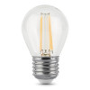 LED Filament GAUSS BLACK G45 5W (lumina neutra)