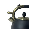Ceainic din oțel inoxidabil cu fluier, 3 litri