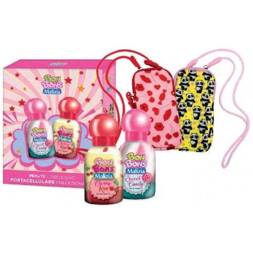 Парфюмерный набор для детей Malizia Bon Bons Sweet Candy 50ml EDT + Cherry Kiss EDT 50ml + Case