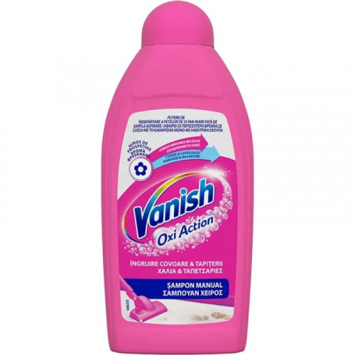 Șampon pentru curățarea covoarelor și tapițeriilor VANISH Oxi Action, 500 ml