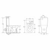 Vas WC compact Nomi Alto Rimless alim. infer. orizontal Soft close, Easy Release UF