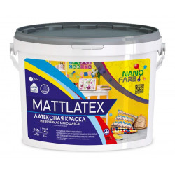 MATTLATEX Nanofarb 14,0 kg vopsea acrilică interioară latex lavabilă