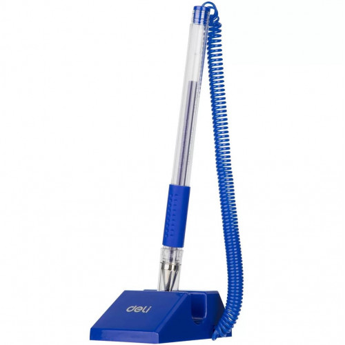 Pix gel cu suport DELI Daily  albastru (0.5mm)