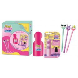 Парфюмерный набор для детей Malizia Bon Bons Sweet Kiss 50ml EDT + Lip Balm + Pens