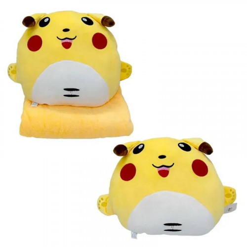 Pernă de jucărie moale cu pernă în carouri „Pokemon”