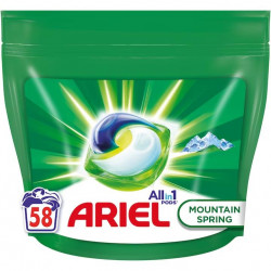 Capsule pentru rufe Ariel Pods Mountain Spring Gel