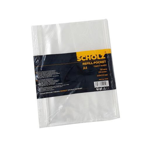 Файл SCHOLZ А4 50 мкм, 100 штук