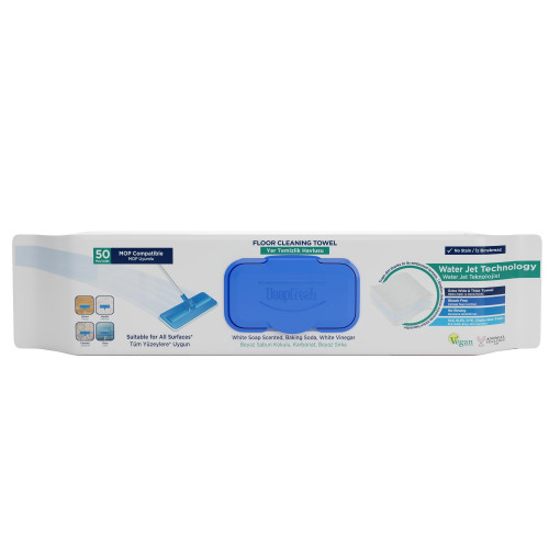 Șervețele umede Deep Fresh pentru pardoseli (50 buc). Șervețele umede Deep Fresh pentru pardoseli (50 buc).