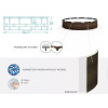 Бассейн каркасный круглый Bestway Steel Pro Max (366х366х100)