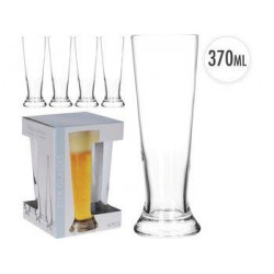 Набор бокалов для пива EH Principe 4шт, 370ml, 20.5cm