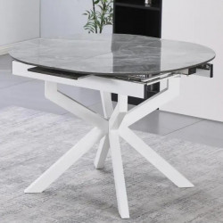 Masa din sticla Yasen DT-2522 (M312) Italy Light Gray