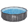 Piscină STEEL PRO MAX Round 366х100 cm, 9150 L, cadru metalic