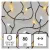 Ghirlanda Luminoasade de Crăciun EMOS 80 LED lanț, 8 m, (D4AN04)