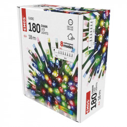 Гирлянда LED Рождественская EMOS 180 LED цепочка, 18 м, (D4AM09)