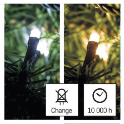Lumini de Crăciun EMOS 100 LED lanț 2în1, 10 m,(D4AL05)