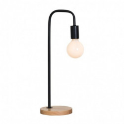 Lampa de masa JH-190 D15xH47cm, E271, Metal Wood, Black LuminaLED