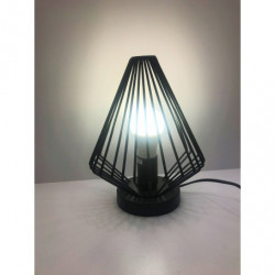 Lampa de masa JH-729 D20H26cm E271,Metal,Black LuminaLED