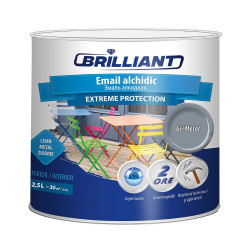 Email alchidic Extreme Protection gri metal 2.5L