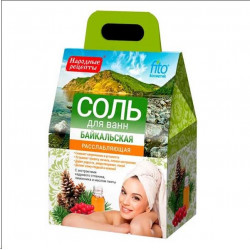 Соль для ванн ФИТО КОСМЕТИК Байкальская, расслабляющая, 0.5 кг