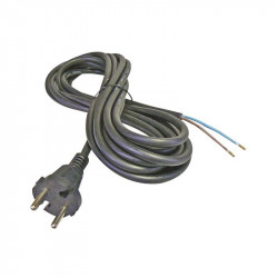 Mufă+Cablu 3X1.0MM 3M EMOS Negru