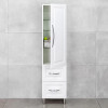 Шкаф-пенал для ванной напольный bayro aspiro 416x1900 универсальный белый