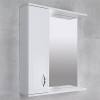 Шкаф-зеркало для ванной bayro deco one 750x750 левый белое