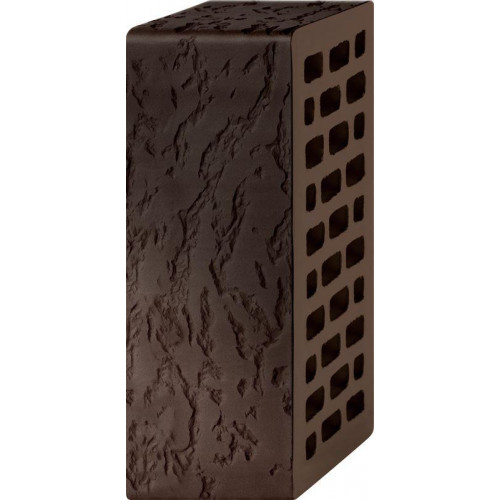 Кирпич керамический RUSTIC (коричневый) 250x120x6,5