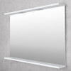 Зеркало для ванной прямоугольное подвесное bayro ellen белый 1000x700  101643