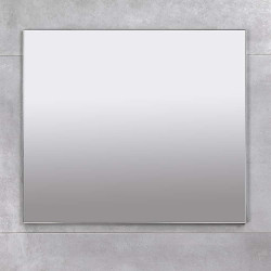 Зеркало для ванной прямоугольное подвесное bayro modern 750x650 о