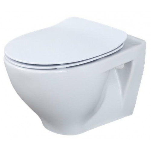 Vas WC suspendat Cersanit Moduo Rimless Slim cu capac Soft close DRP