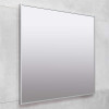 Зеркало для ванной прямоугольное подвесное bayro modern 750x650 з