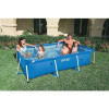 Бассейн RECTANGULAR FRAME (220х150х60см) 1622л металлический каркас