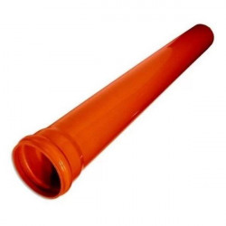 Труба ПВХ канализационная SN2. d160x3.2x1000мм. оранж. Turplast-Bis