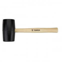 Киянка резиновая Topex 02A345. 680 г. Деревянная ручка. 63 мм.