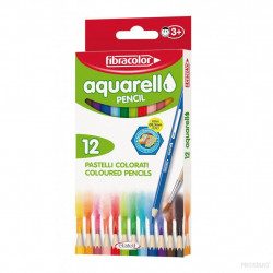 Creioane color 12 CUL AQUARELLO FIBRACOLOR 10045MC012SE