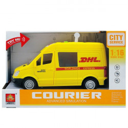 1:16 Camionetă poștală „DHL” cu fricțiune (lumini /sunete)