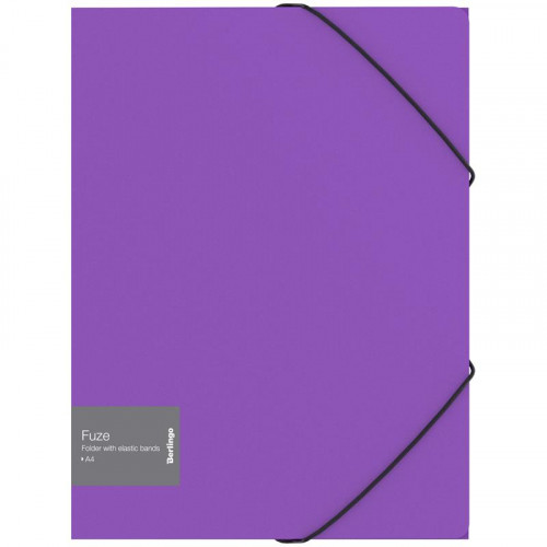 Mapa din plastic cu elastic BERLINGO Fuze A4, violet